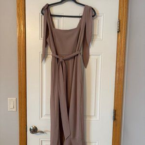 Claire Midi Dress - Soft Beige (L) - Show Me Your MuMu